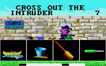 Cross Out the Intruder screen shot game playing